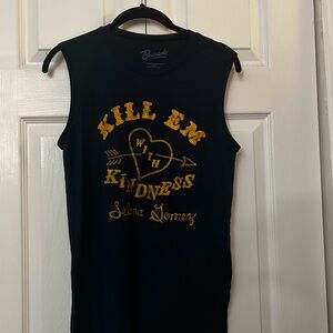 Selena Gomez - Black Sleeveless Graphic Tee size M